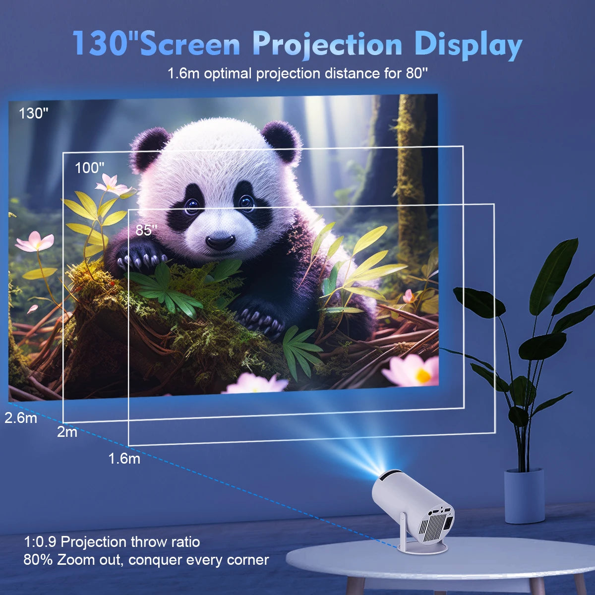 Projector - Home Cinema Outdoor Projector
