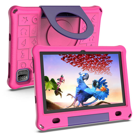 Kids Tablet Android 12 WIFI 6 Quad Core Processor 3GB RAM 64GB ROM YouTube with EVA Protective Case