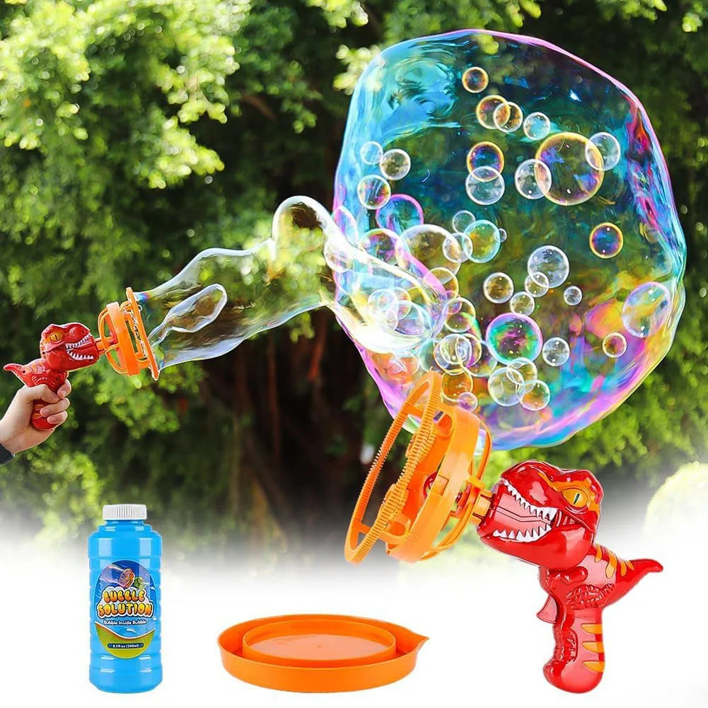 Bubble Gun Bubble Machine Dinosaur Bubble Machine Toys Suitable for Children and Toddlers Bubble Gun Party Gifts Birthday