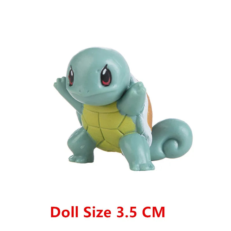 Pokemon Anime Figure Pikachu Eevee Charizard Mewtwo Cartoons Figure Collection Model Pocket Monster Action Toys Kids Birthday Gi