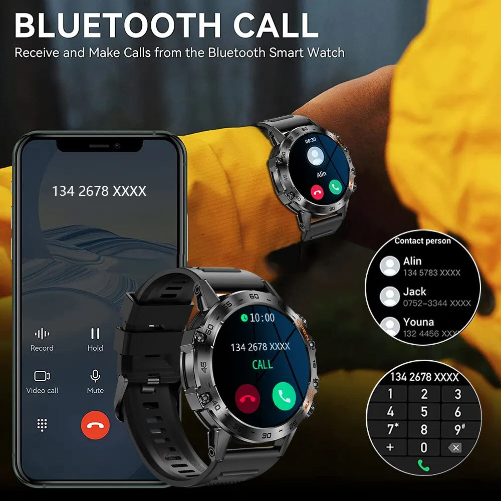 Bluetooth Call Smart Watch Men Sports Fitness Tracker Watches