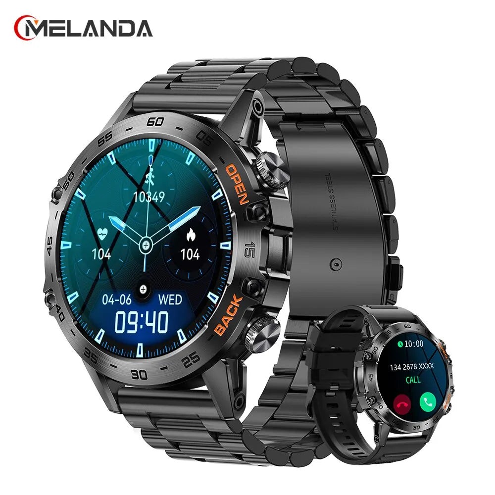 Bluetooth Call Smart Watch Men Sports Fitness Tracker Watches