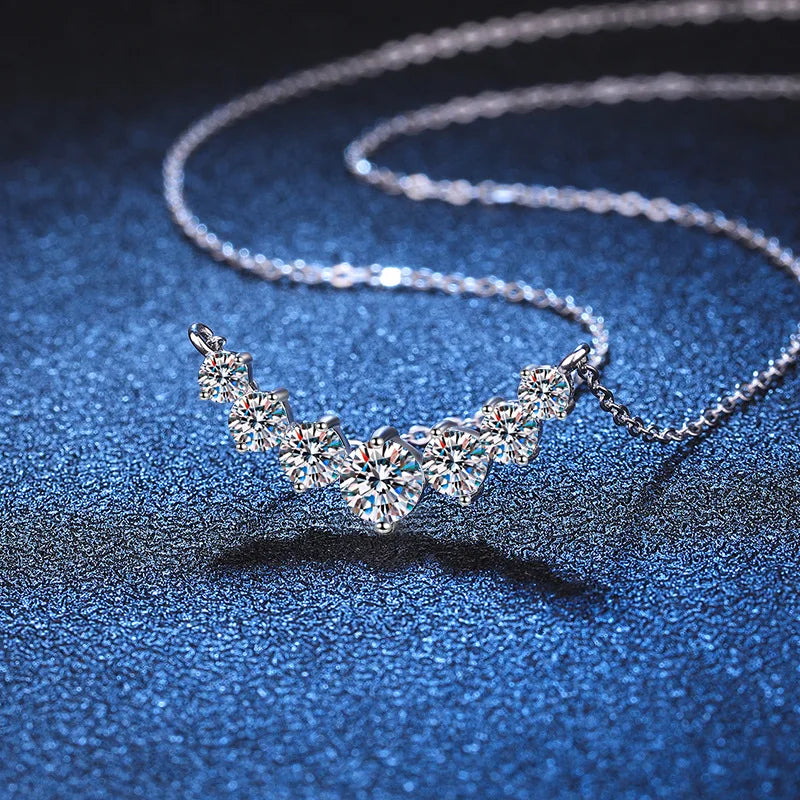 Moissanite Necklace for Woman Wedding