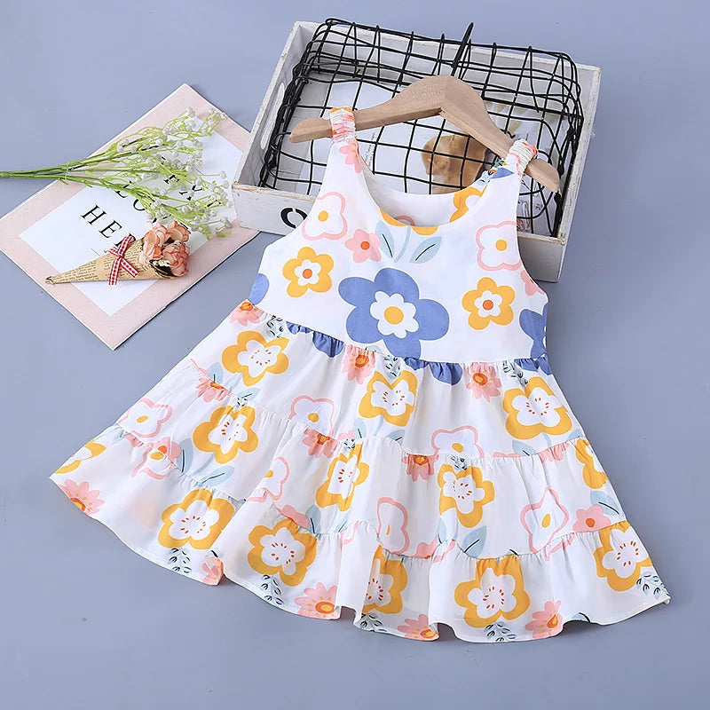 New Straps Dress Girl Clothes Children